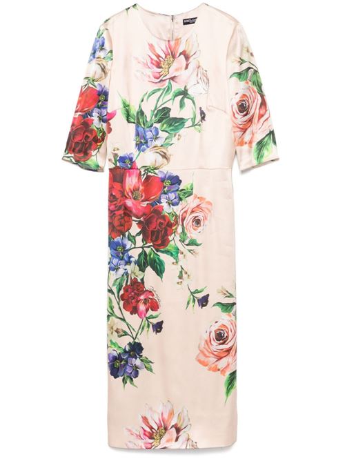 【DOLCE&GABBANA】フローラルドレス ピンク［F6EAJTFSIB5H25PR］