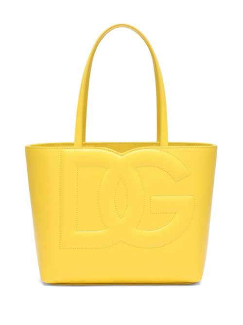 【DOLCE&GABBANA】ドルチェ＆ガッバーナ DGロゴ ショッピングバッグ スモール カーフスキン[BB7337AW57680205]