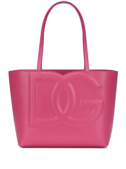 【DOLCE&GABBANA】ドルチェ＆ガッバーナ DGロゴ ショッピングバッグ スモール カーフスキン[BB7337AW57680441]