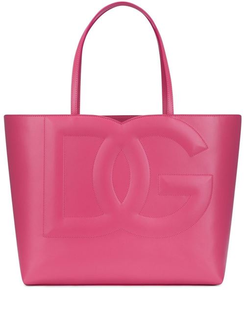 【DOLCE&GABBANA】ミディアム カーフスキン DGロゴ ショッパーバッグ ライラック［BB7338AW57680441］