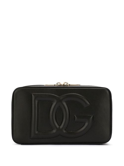 【DOLCE&GABBANA】DGロゴ スモール カメラバッグ ブラックレザー［BB7289AW57680999］