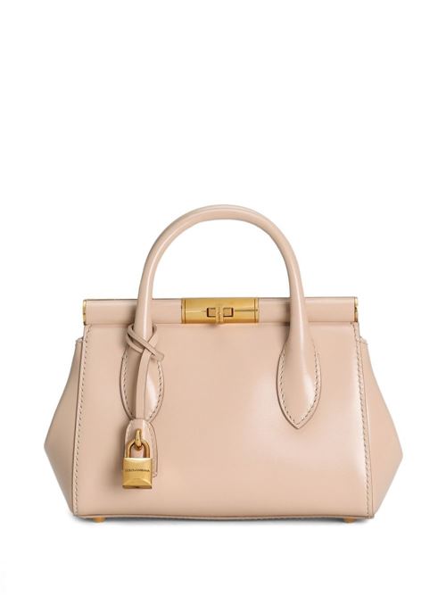 【DOLCE & GABBANA】Marlene スモール ハンドバッグ アーモンドベージュ［BB7744A3G1980095］