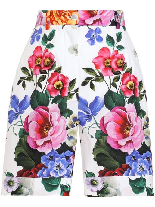 【DOLCE & GABBANA】フローラルプリント コットンショートパンツ［FTC9RTHS5S6HA5KT］