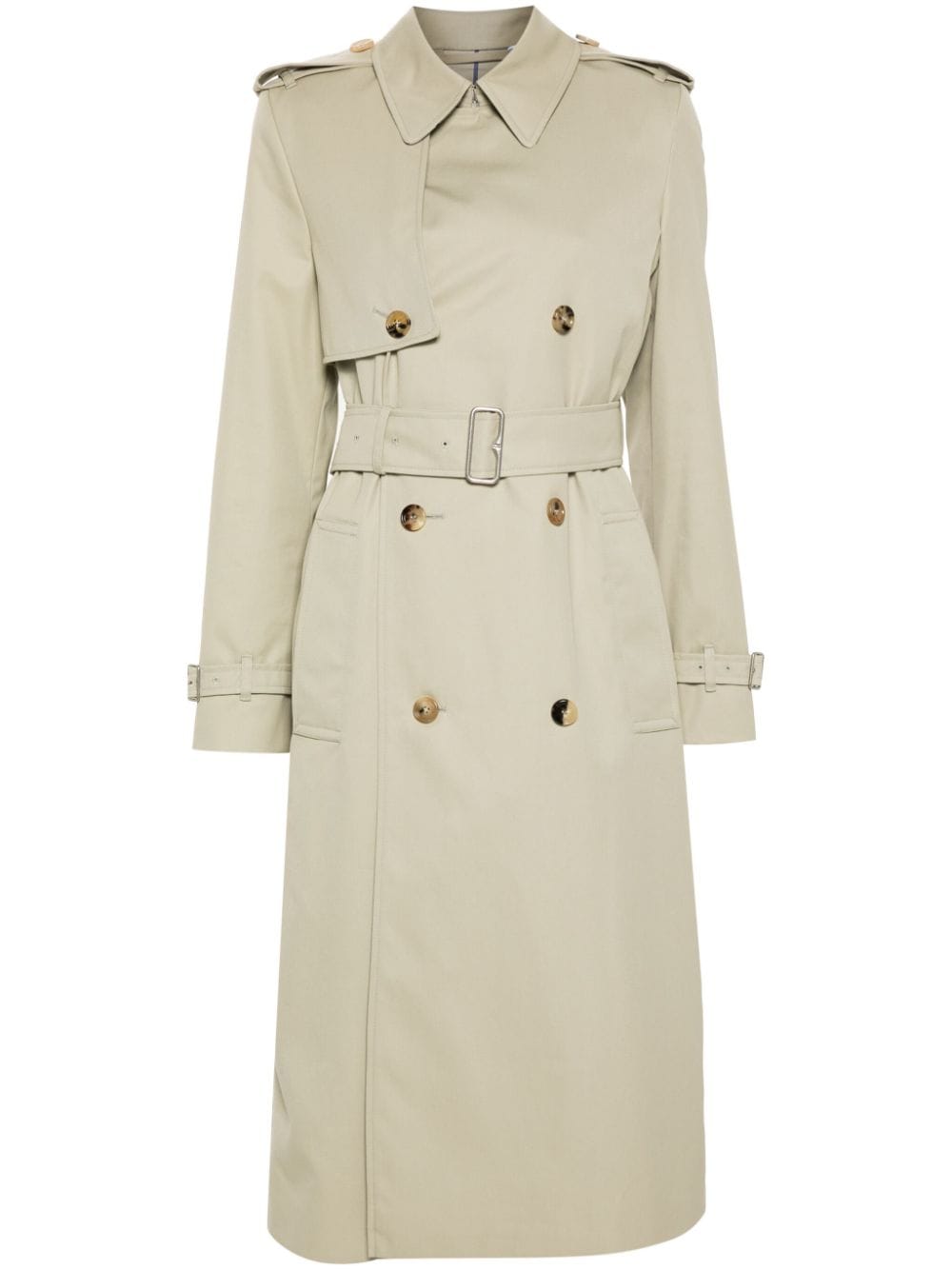【BURBERRY】コットンブレンド ロングトレンチコート ベージュ［8093045A3888］