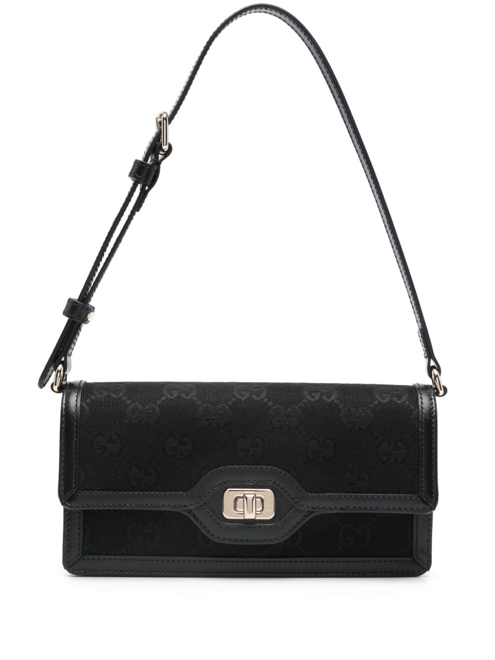 【GUCCI】Luce ミニショルダーバッグ ブラック GGキャンバス［790038FADHY1000］