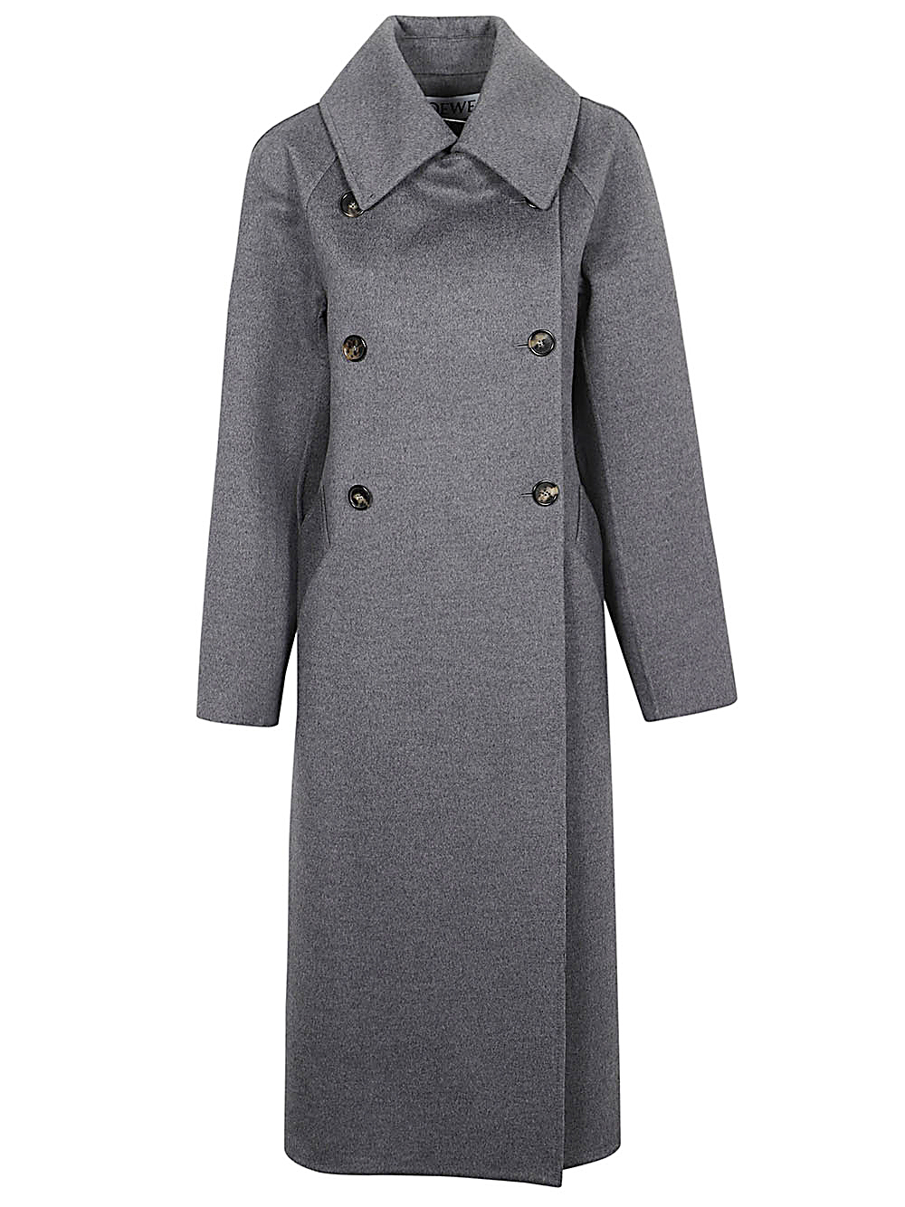 【LOEWE】Wool & Cashmere Blend Coat Long Grey［S540Y01XA78589］