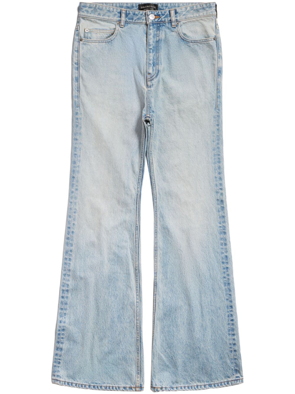 【BALENCIAGA】Flared Denim Jeans クリアブルー［775621TJW794076］