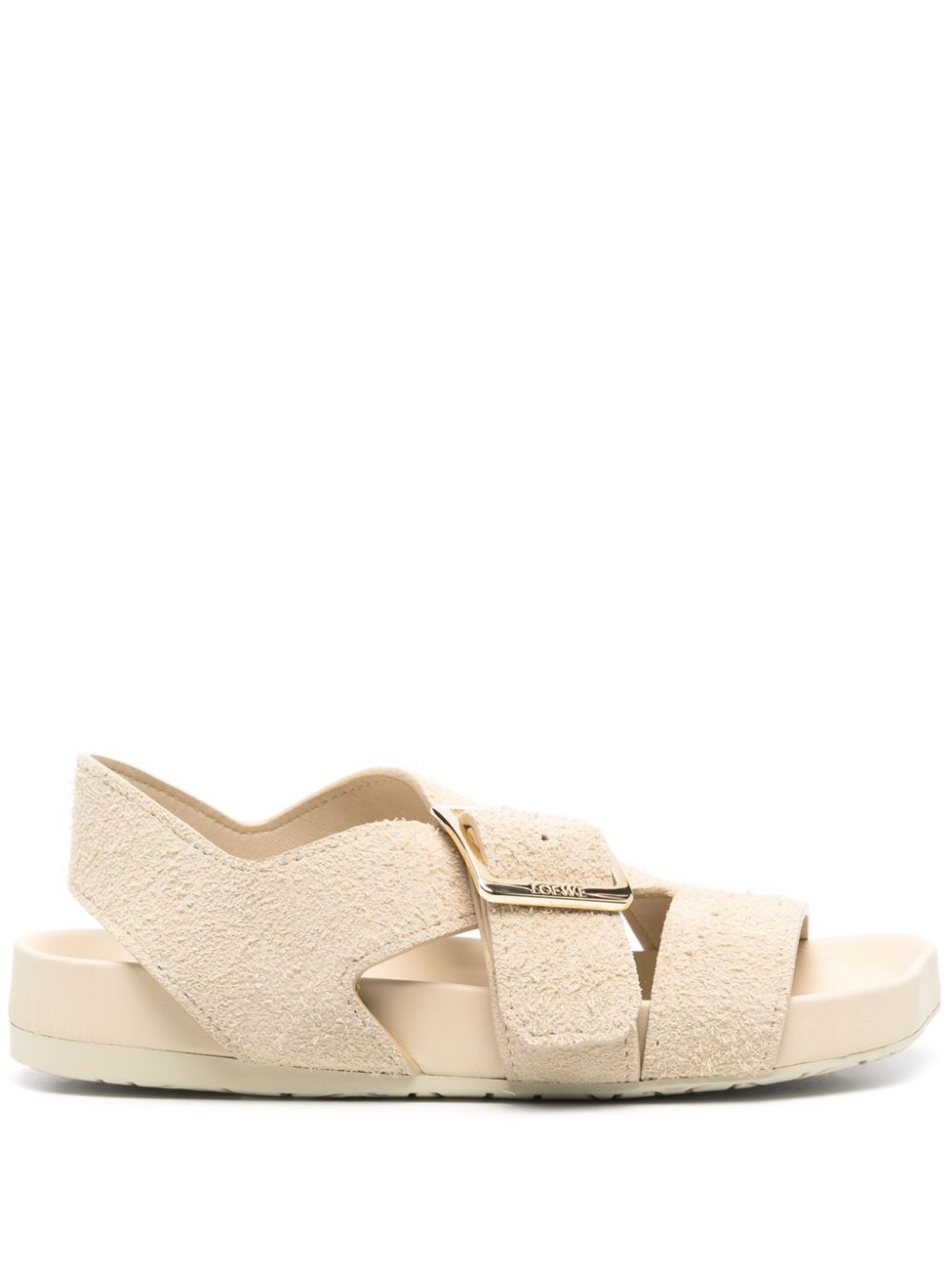 【LOEWE】Ease Leather Sandals White［L814465X768806］