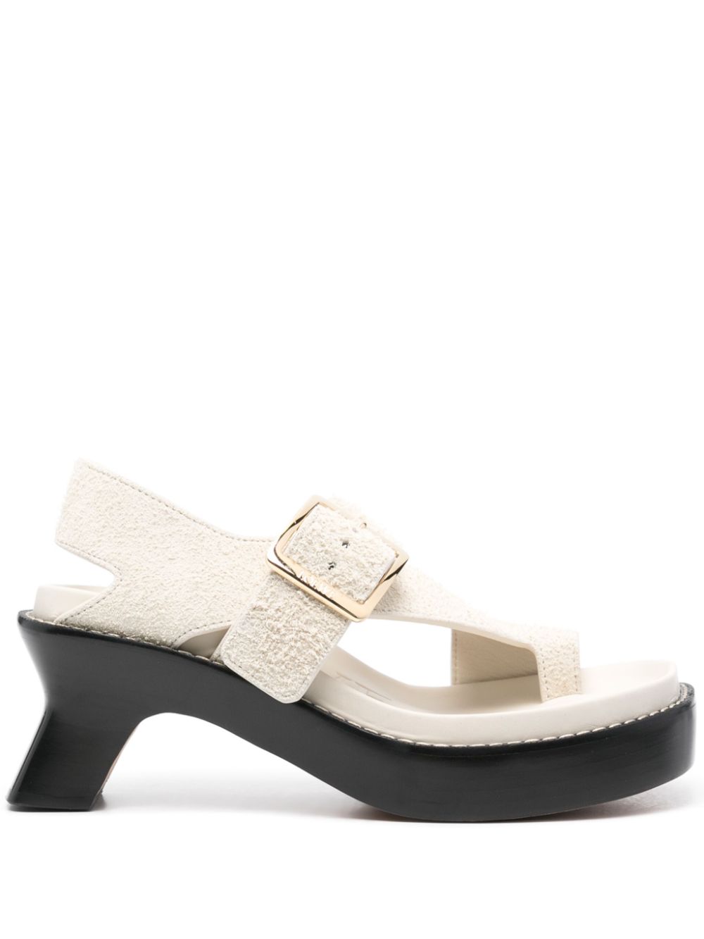 【LOEWE】Ease Leather Sandals White［L814465X848462］
