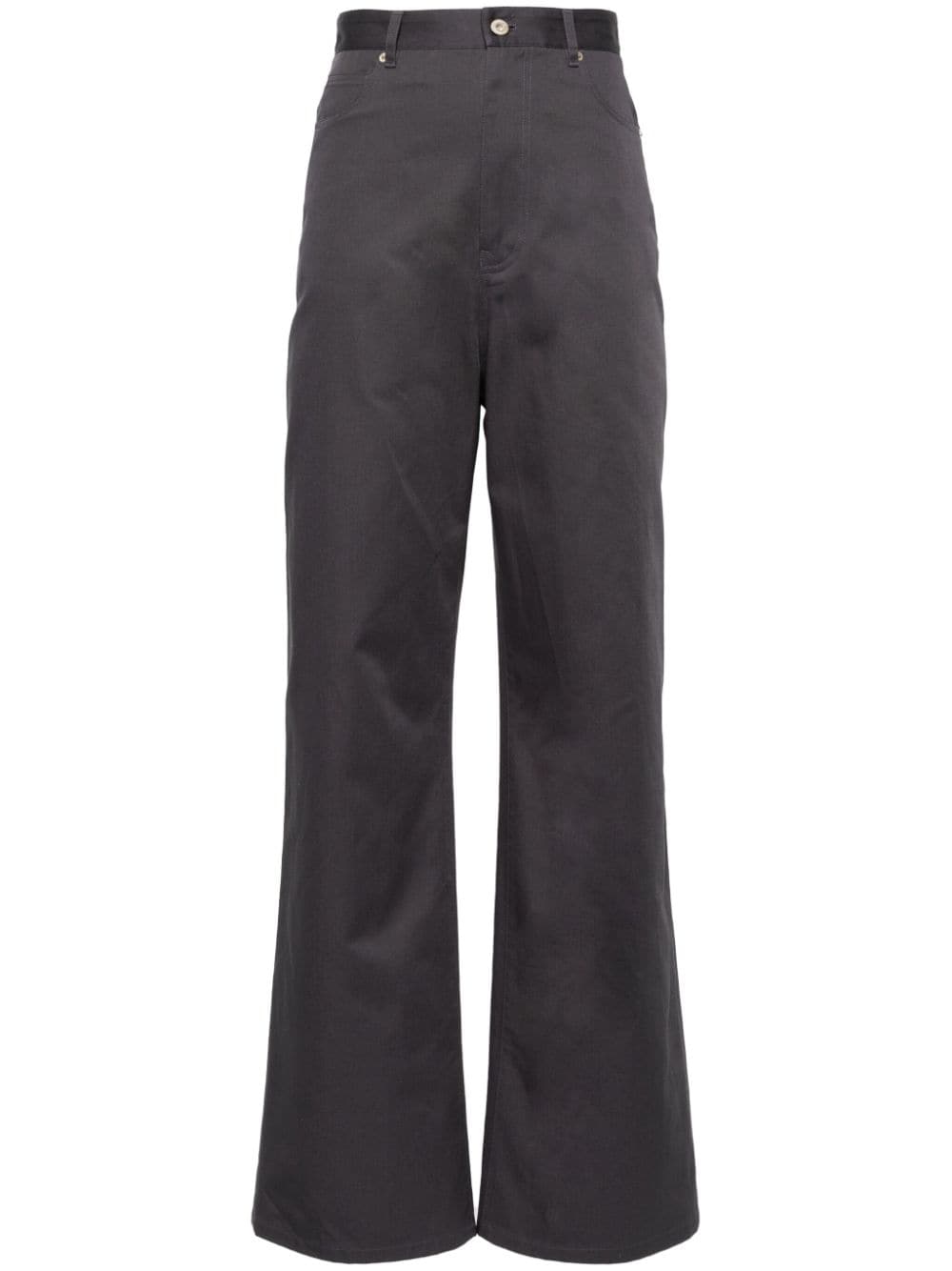 【LOEWE】ハイウエストコットントラウザーズ グレー［S540Y04XHI1800］