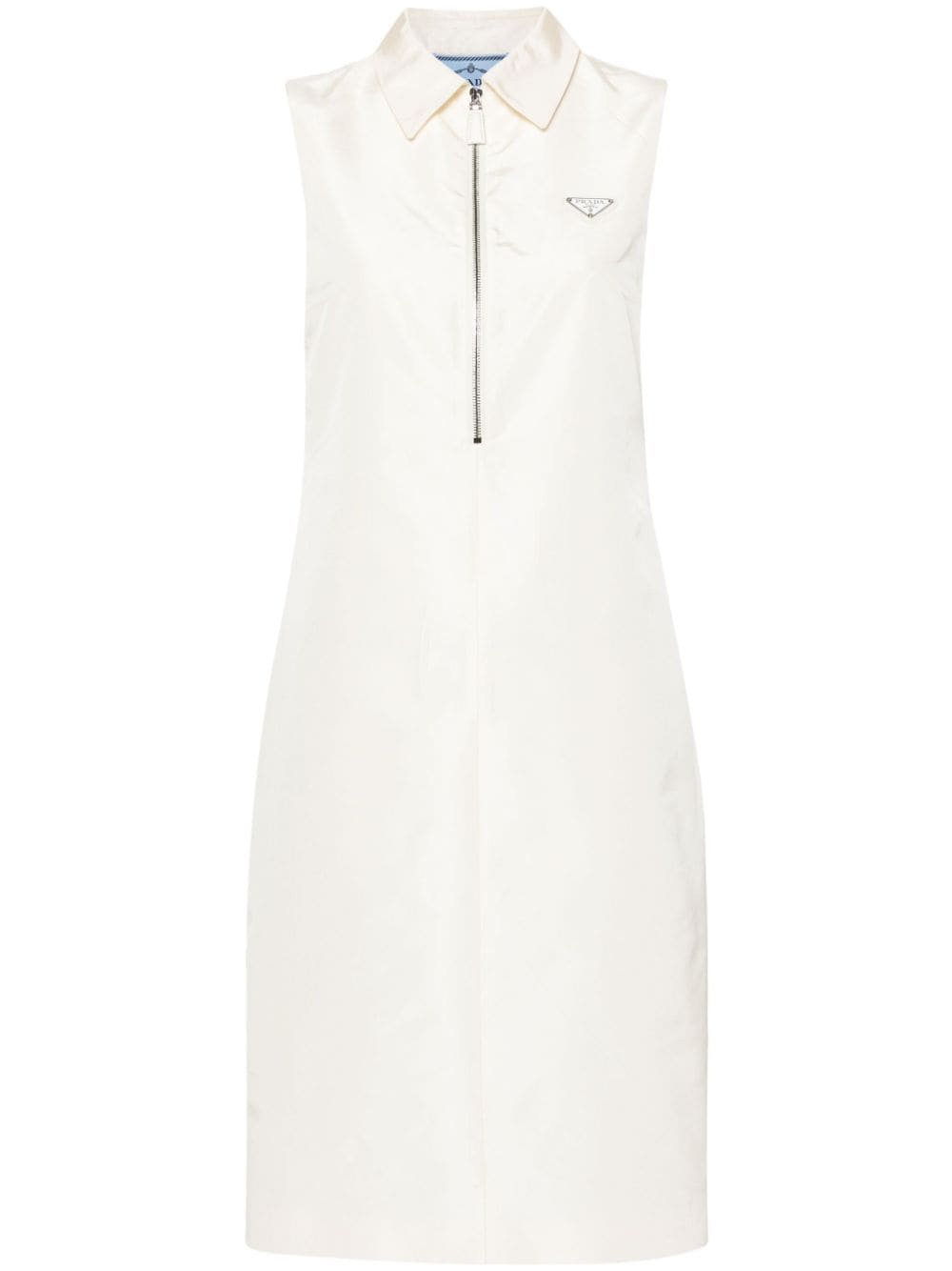 【PRADA】シルクブレンド ミディポロドレス ホワイト［P3L6314KHF0304］