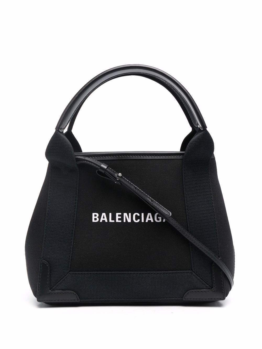 【BALENCIAGA】Navy Cabas XS Tote Bag Black［3903462HH3N1000］
