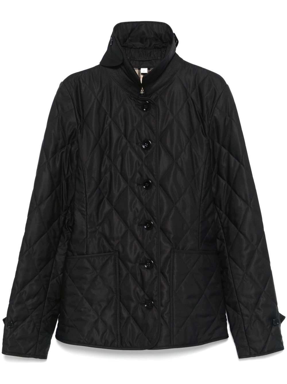 【BURBERRY】キルティング ナイロンジャケット ブラック［8100657A1189］