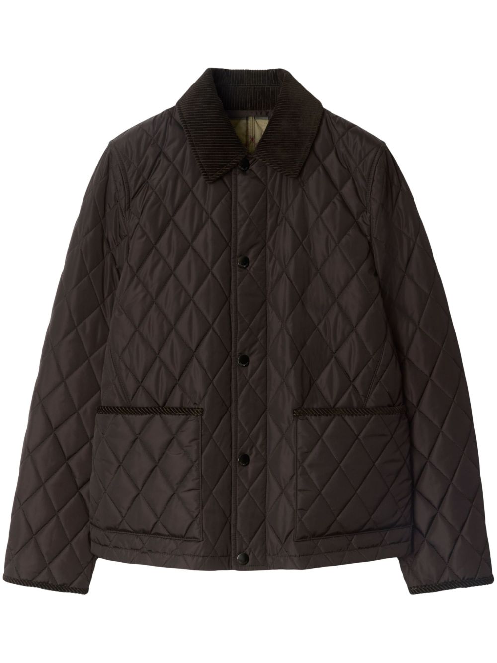 【BURBERRY】キルティングカジュアルジャケット ブラウン［8100827C2490］