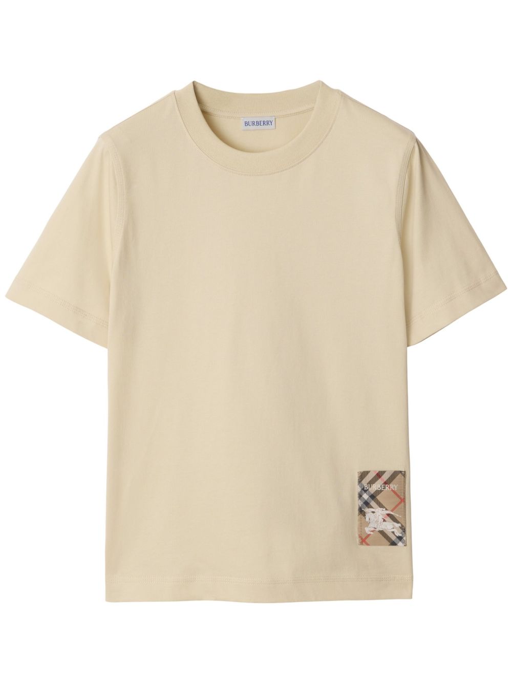 【BURBERRY】ロゴディテール コットンTシャツ ナツメグ［8103506C1740］