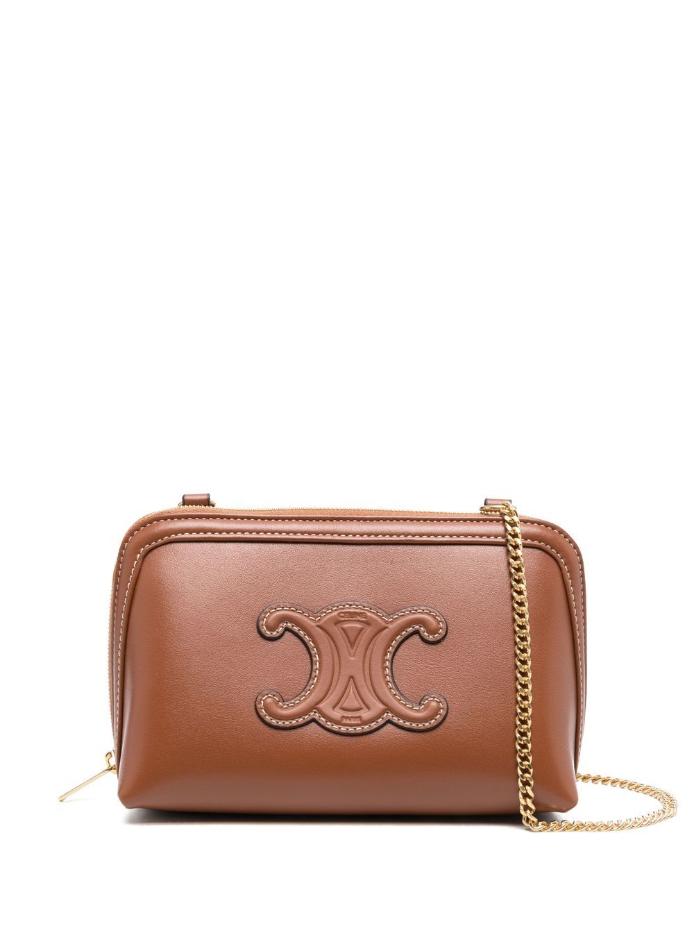 【CELINE】チェーン クラッチ キュイル ショルダーバッグ［10E383DR804LU］