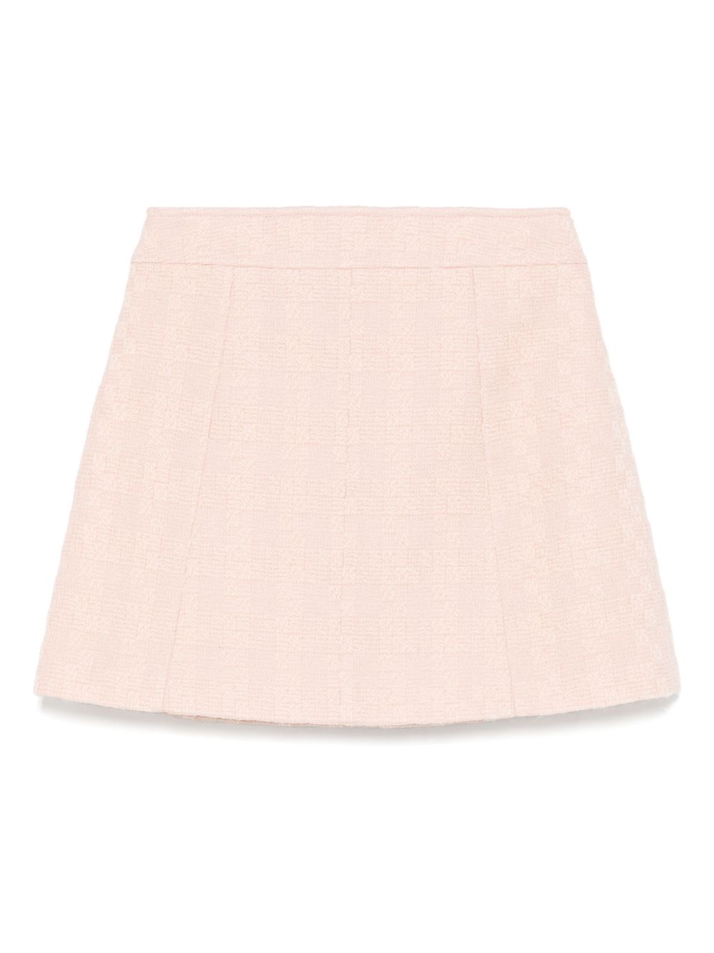 　【CELINE】MINI TRAPEZE SKIRT ウールブレンド ピンク［RJ00M077423RP］