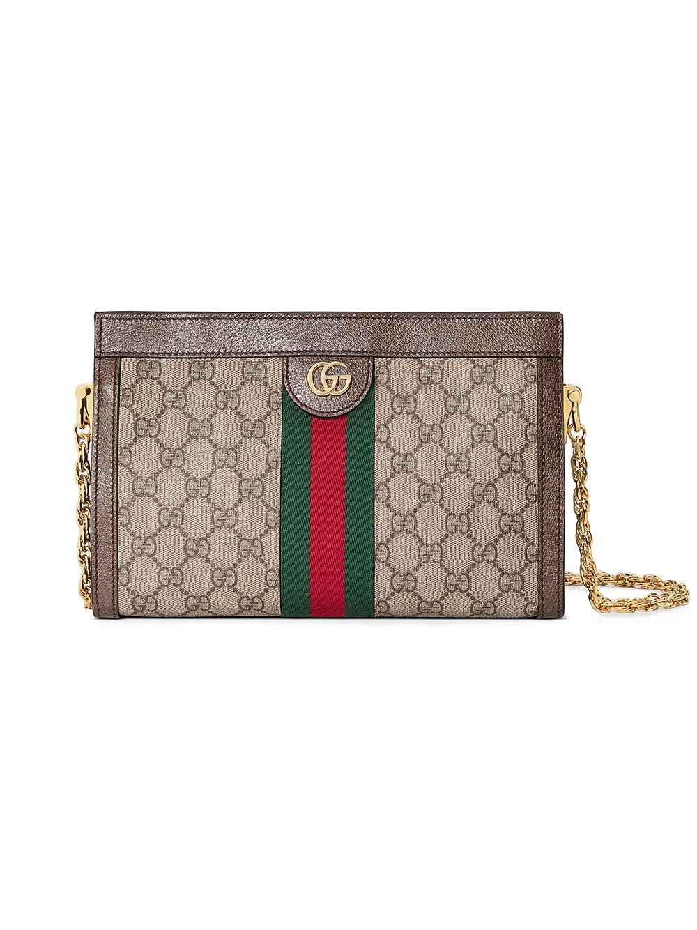 【GUCCI】Ophidia GG Small Shoulder Bag Beige & Ebony GG Supreme［503877K05NG8745］