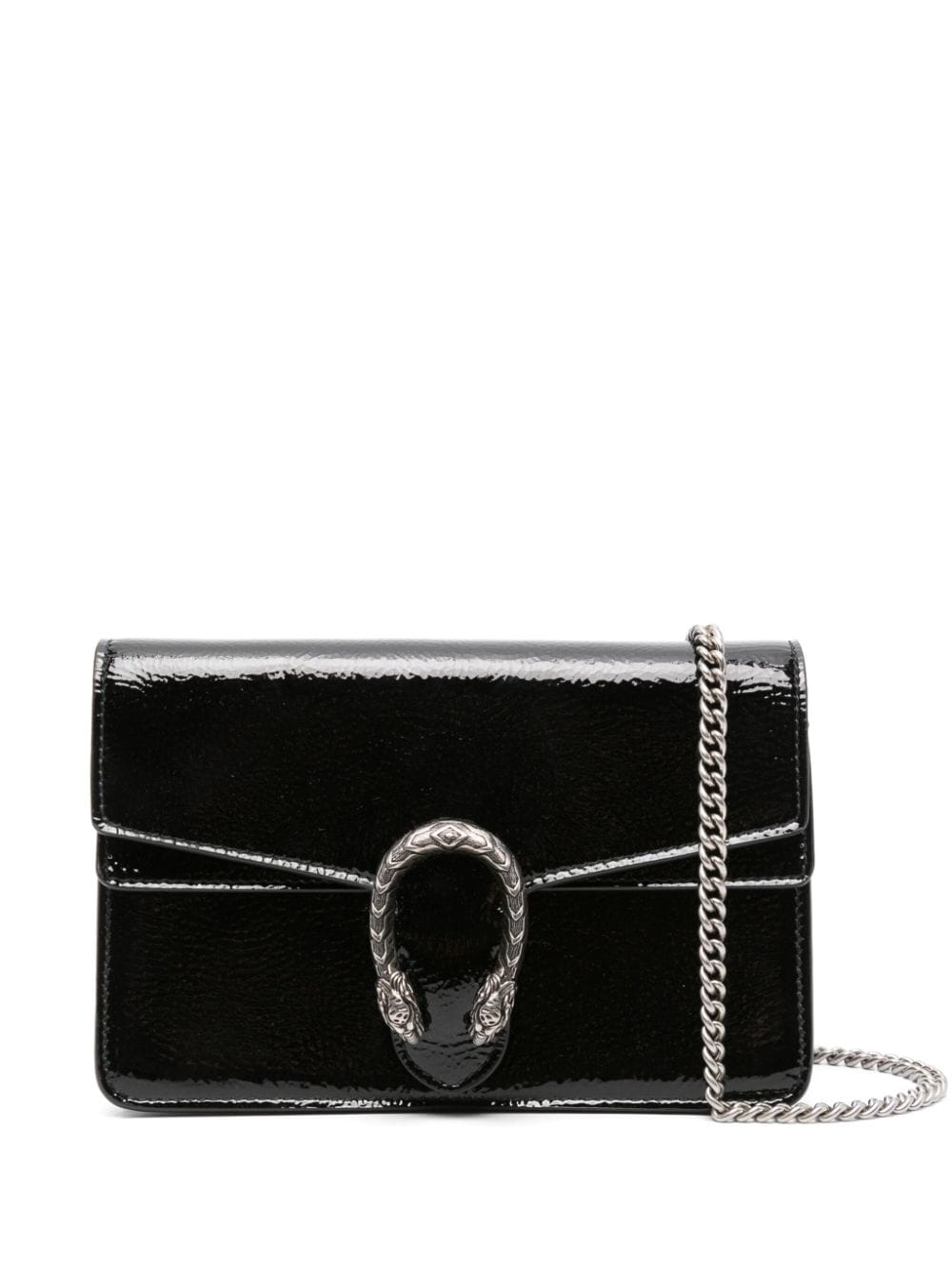 【GUCCI】Dionysus Super Mini Bag Black Patent Leather［7953680AAA61000］