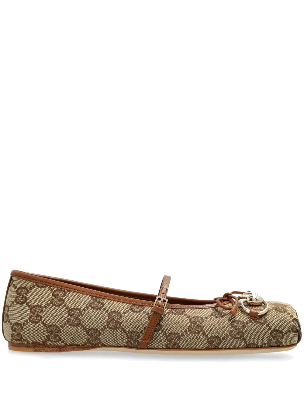 【GUCCI】Horsebit バレエフラットシューズ［814321FAD6C9745］