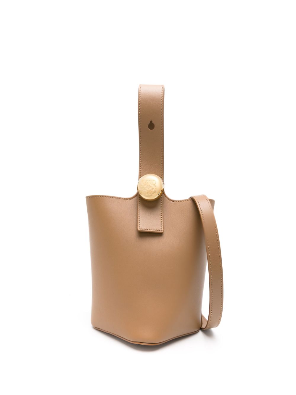【LOEWE】ペブル ミニレザーバケットバッグ［AANBBBMX013980］