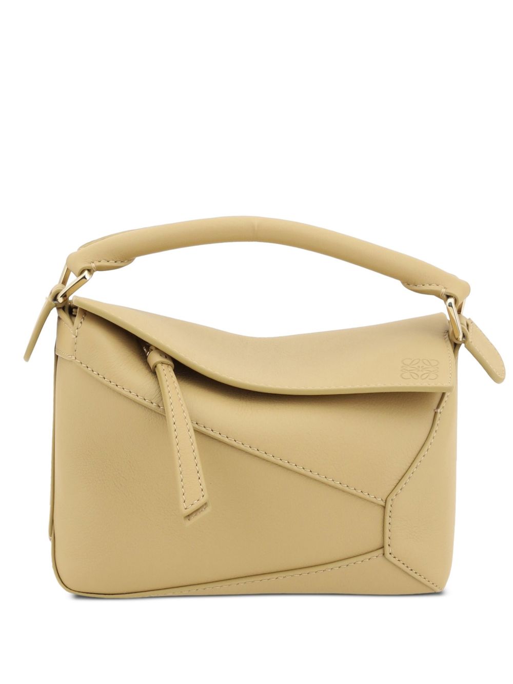 【LOEWE】Mini Puzzle Bag GHW 2way ショルダーハンドバッグ カーフスキン ブラウン［A510P88X266715］