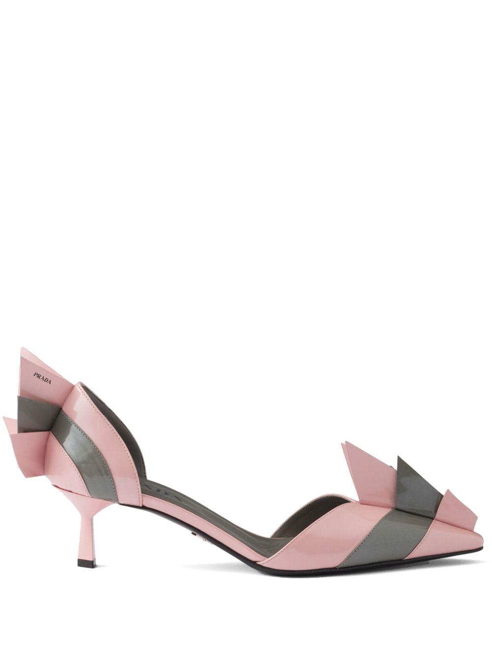 【PRADA】Patent Leather Bicolor Pumps［1I971N05GF04HZ］