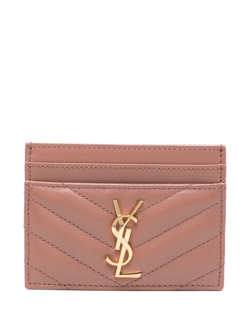 【SAINT LAURENT】カサンドラ カードケース ラムスキン ベアリーピンク［423291AAA445922］