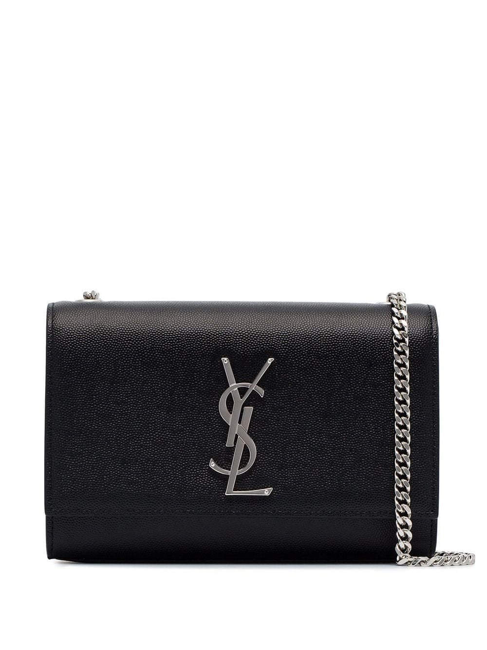 【SAINT LAURENT】KATE スモール チェーンバッグ グレインドプードルレザー ブラック［469390BOW0N1000］