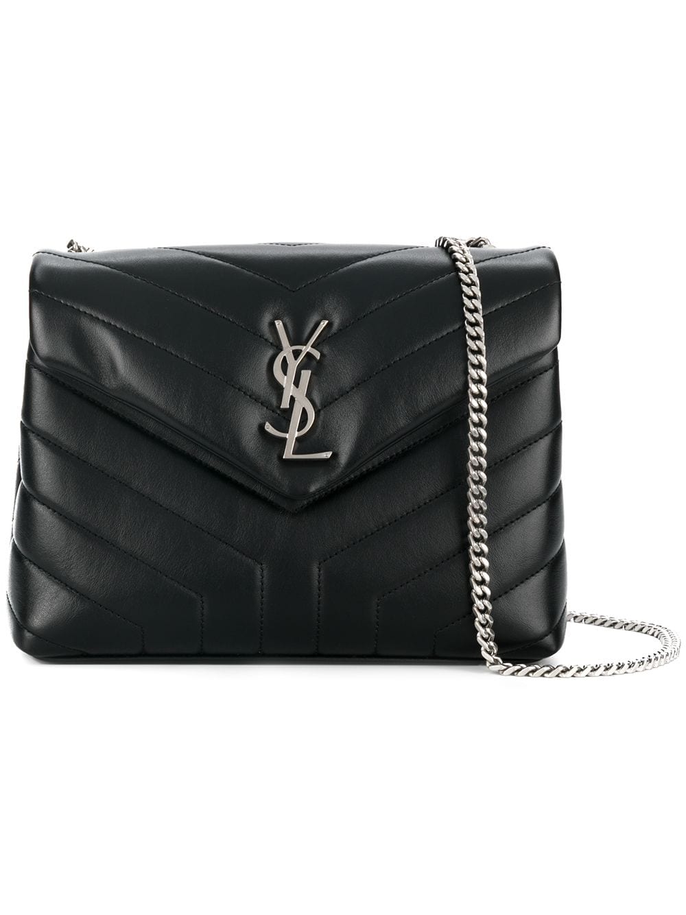 【SAINT LAURENT】LOULOU スモール ショルダーバッグ キルティングレザー ブラック［494699DV7261000］