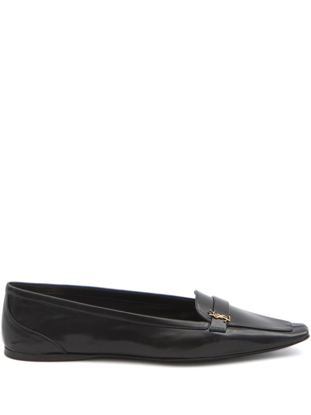 【SAINT LAURENT】ポピー バレリーナ スムースレザー ブラック［818008AAEHW1000］