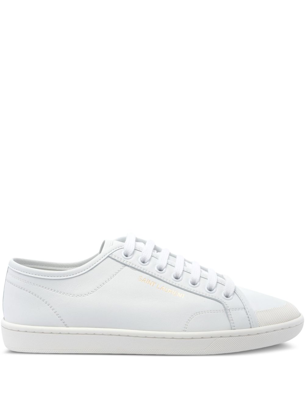 【SAINT LAURENT】ジム スニーカー スムースレザー ホワイト［81950100N009030］