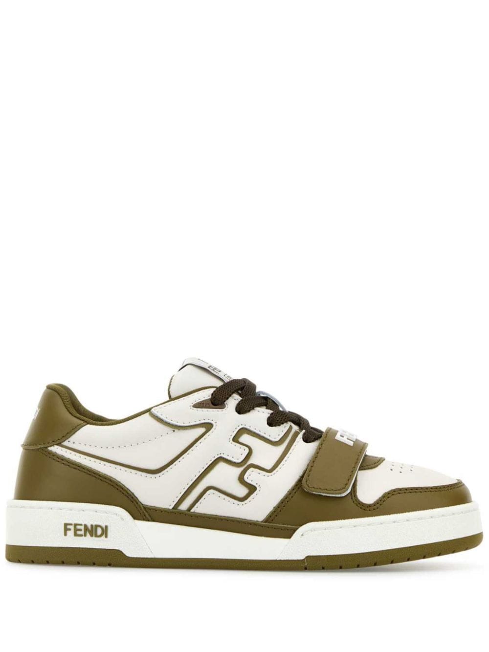 【FENDI】Fendi Match グリーンレザー ロートップスニーカー［8E8453AOMNF1PYY］