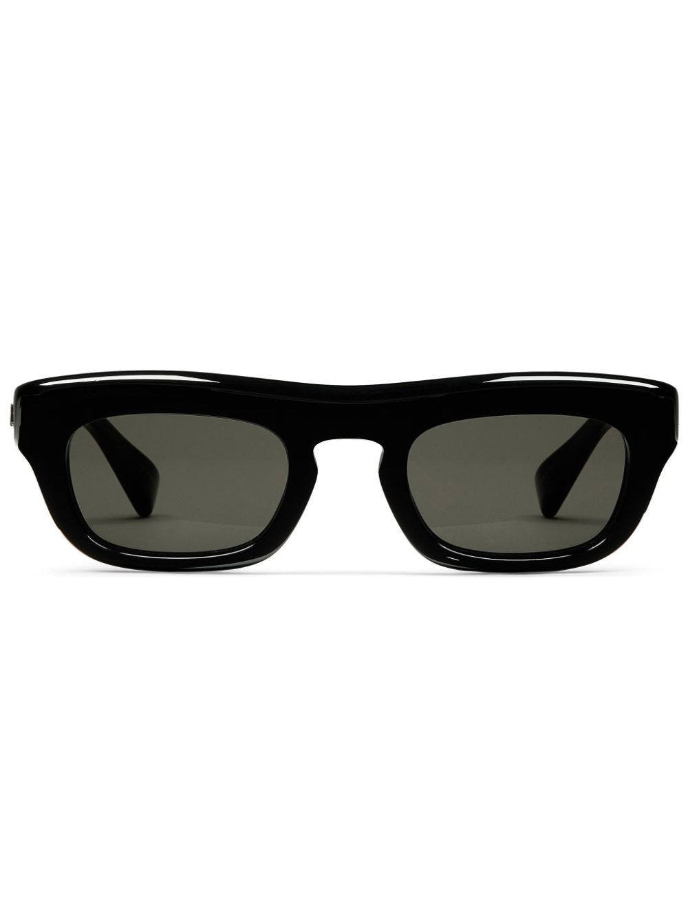 【GUCCI】レクタングラーフレーム サングラス ブラックアセテート［803656J07401012］