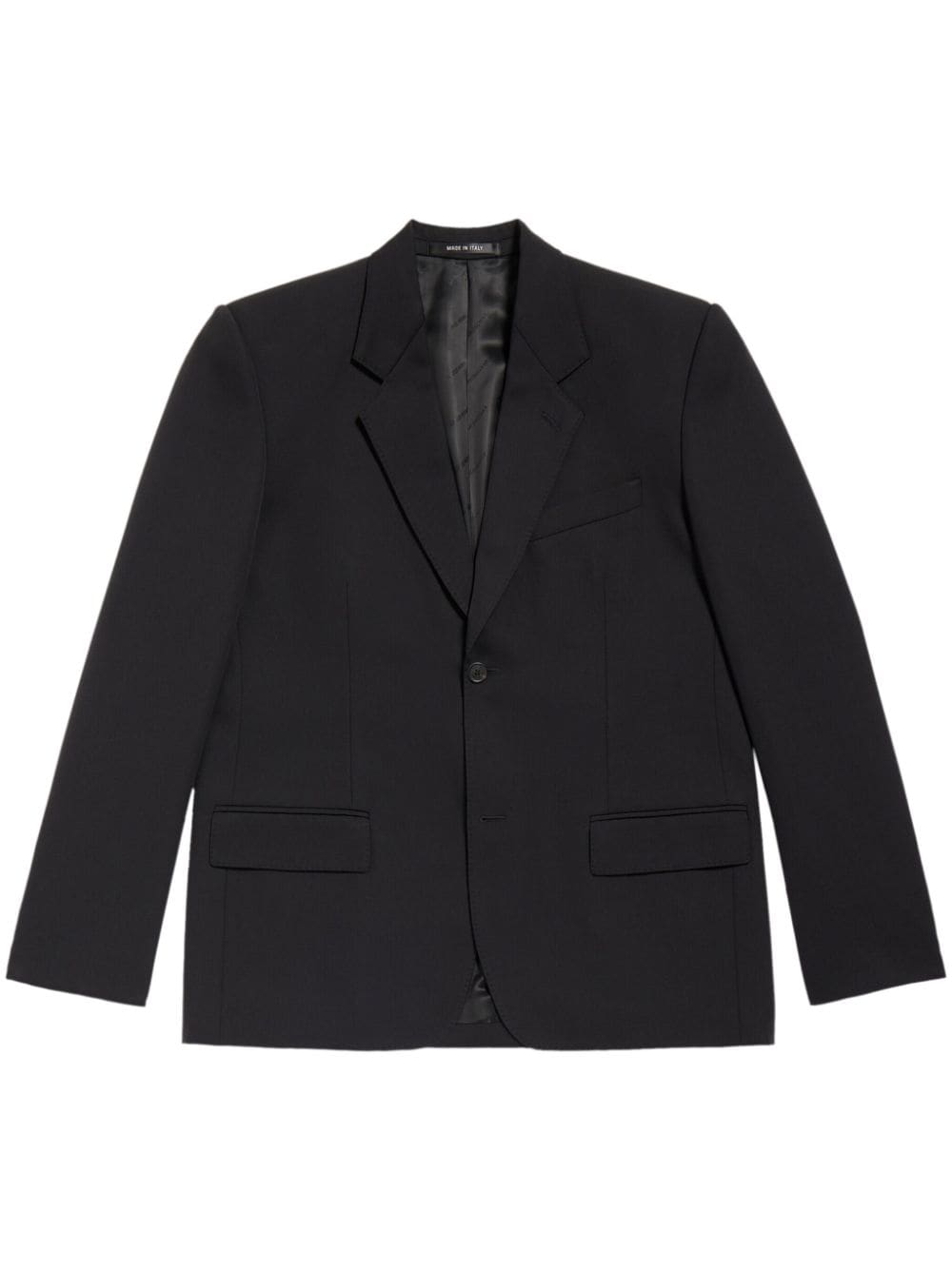 【BALENCIAGA】ウール シングルブレスト ブレザー ブラック［773330TNT391000］