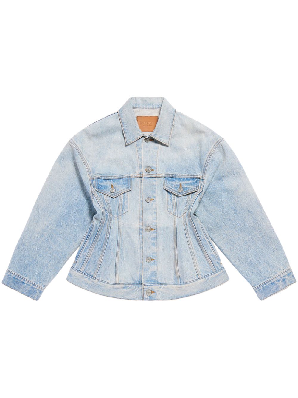 【BALENCIAGA】Hourglass Denim Jacket［773776TJW794076］