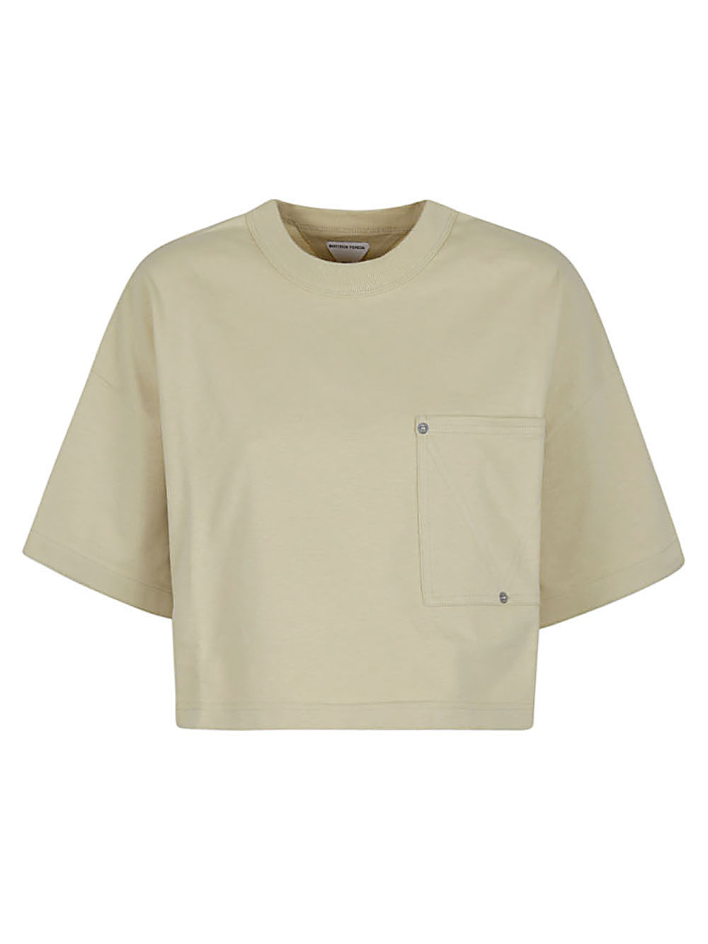 【BOTTEGA VENETA】コットン ジャージー クロップドTシャツ［777597VKLZ08807］