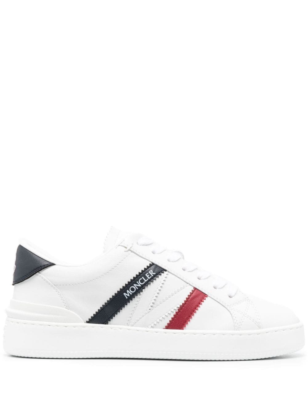 【MONCLER】MONACO LOW LEATHER SNEAKERS ホワイト［4M00220M3126MONACOP07］