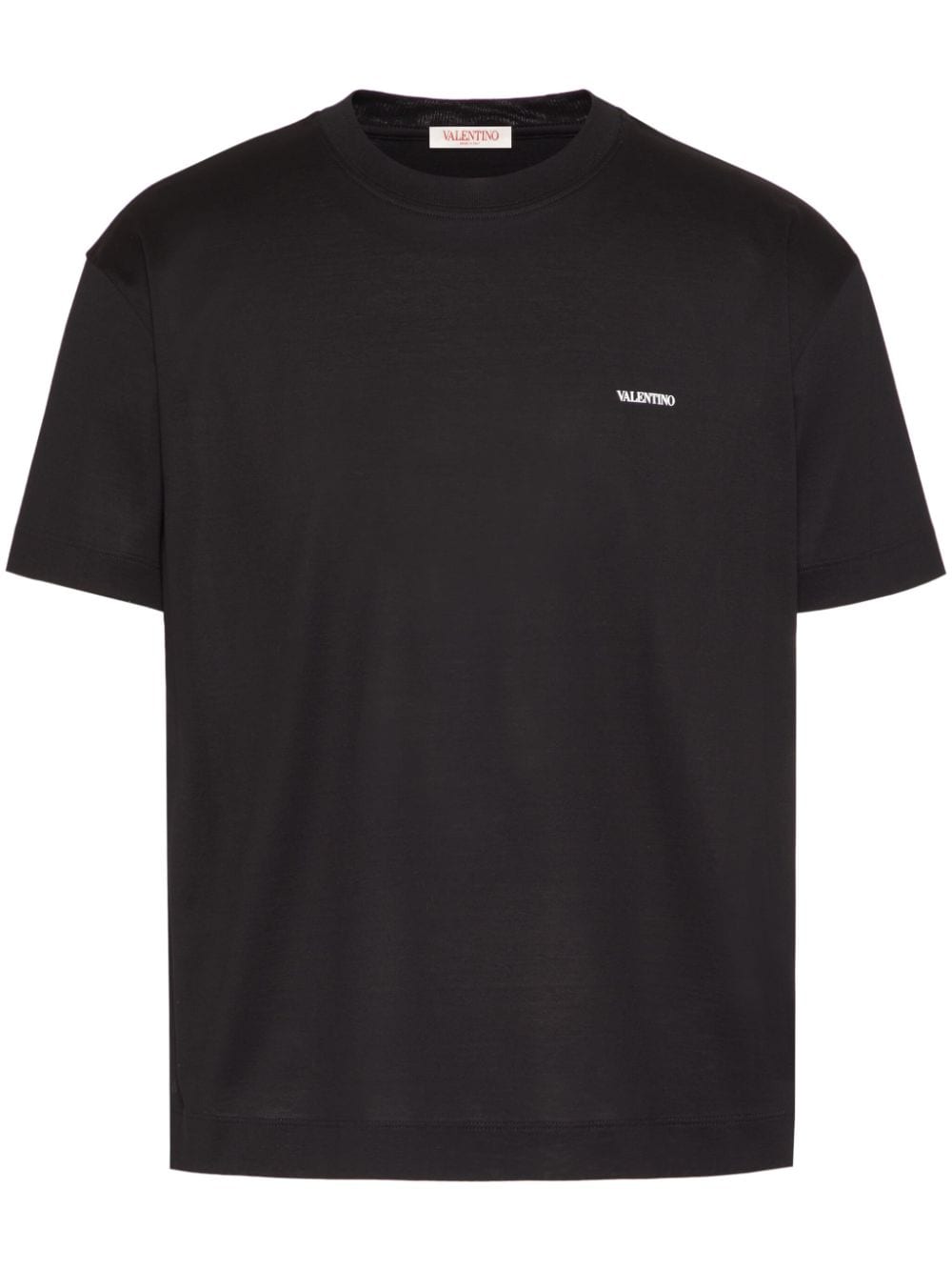 【VALENTINO】ロゴ コットンTシャツ ホワイト［4V3MG01F9US0NO］
