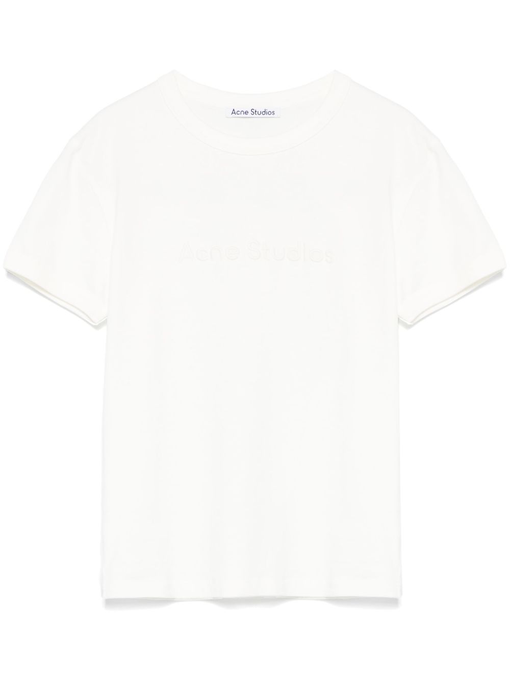 【ACNE STUDIOS】ホワイトロゴ スリムフィットTシャツ［AL0469AEH］