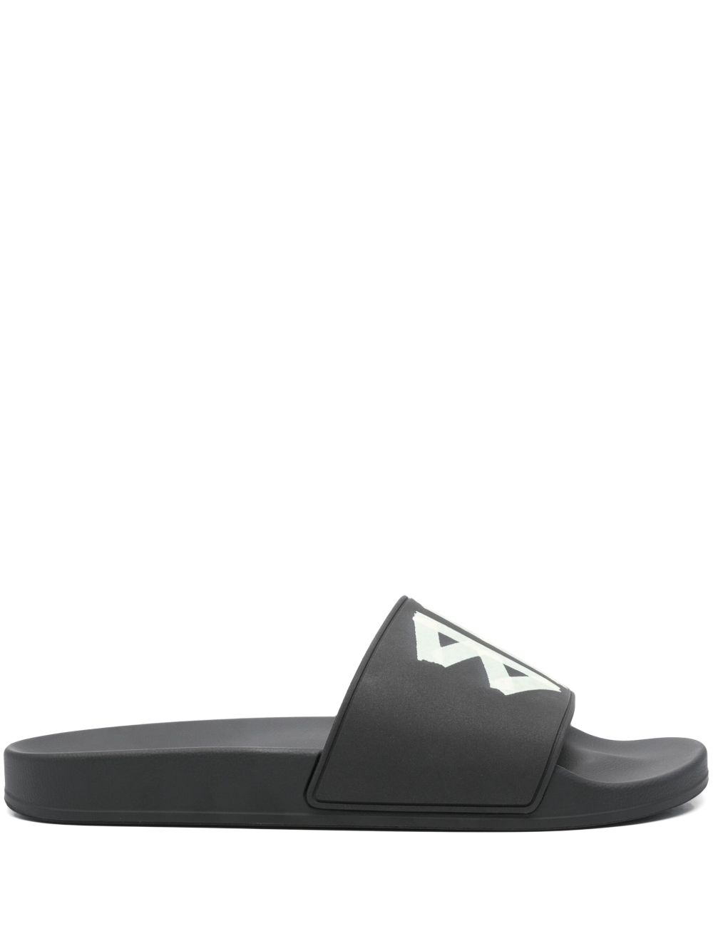 【BALENCIAGA】Pool Tape Type ロゴ スライドサンダル ブラック［689031W1SA21090］