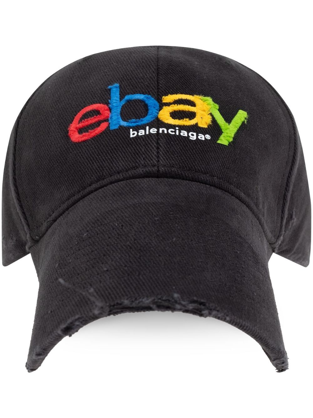 【BALENCIAGA】eBay コラボ コットンキャップ ブラック［Ebay Cap］