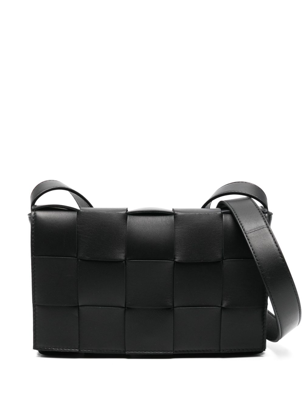 【BOTTEGA VENETA】カセット スモール ショルダーバッグ ブラック［578004VMAY18425］