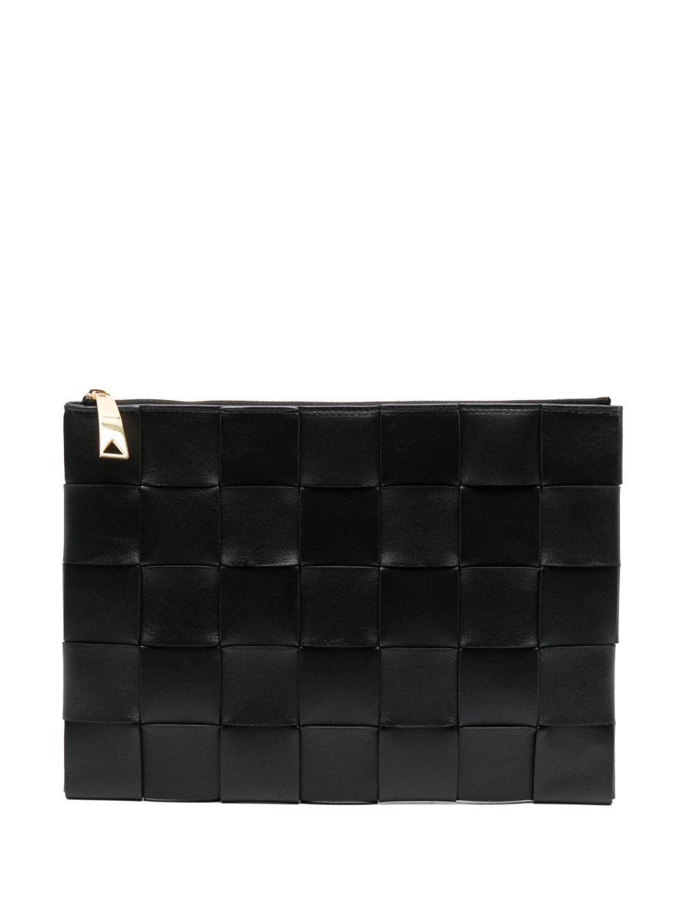 【BOTTEGA VENETA】Medium Cassette Flat Pouch ブラック［652931VCQC18425］
