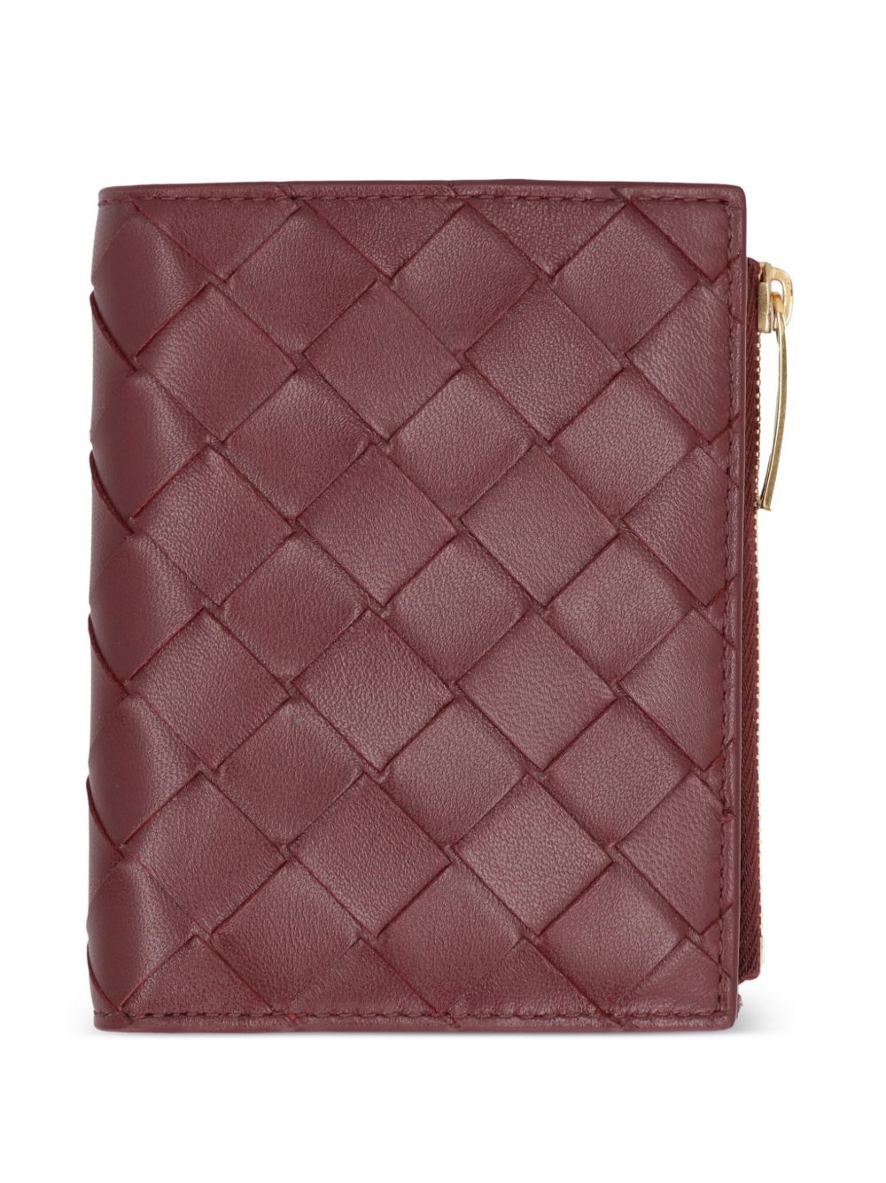 【BOTTEGA VENETA】Small Intrecciato Bi-Fold Wallet［742330VCPP32247］