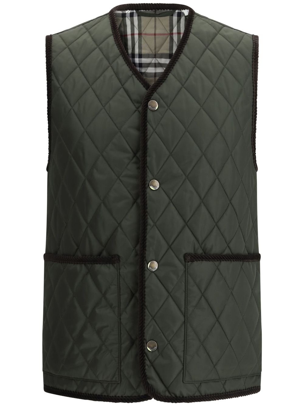 【BURBERRY】キルティング ベスト ブラック［8100839C1748］