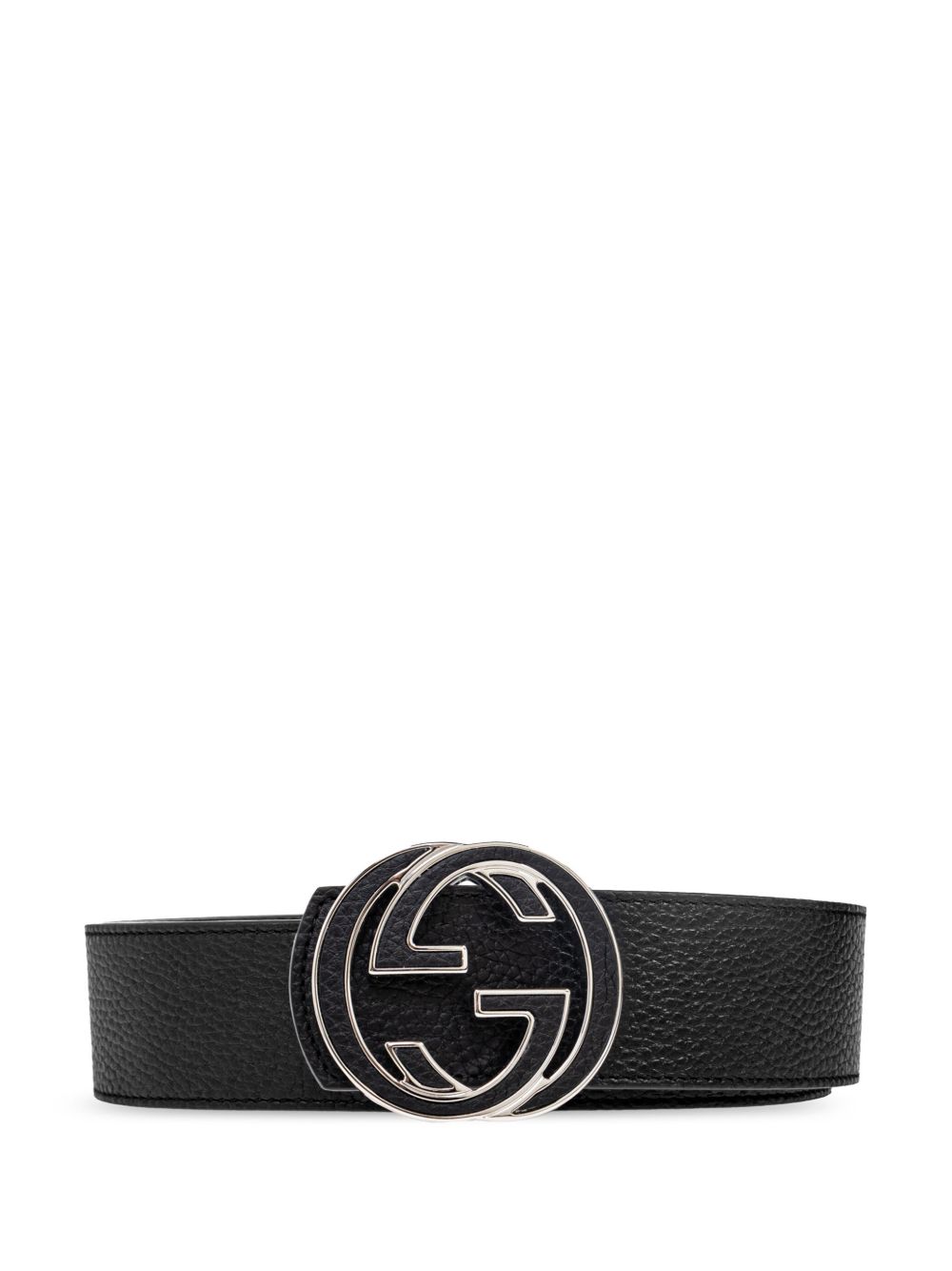 【GUCCI】リバーシブル レザーベルト インターロッキングGバックル ブラック GGスプリーム［812273AAEB41000］