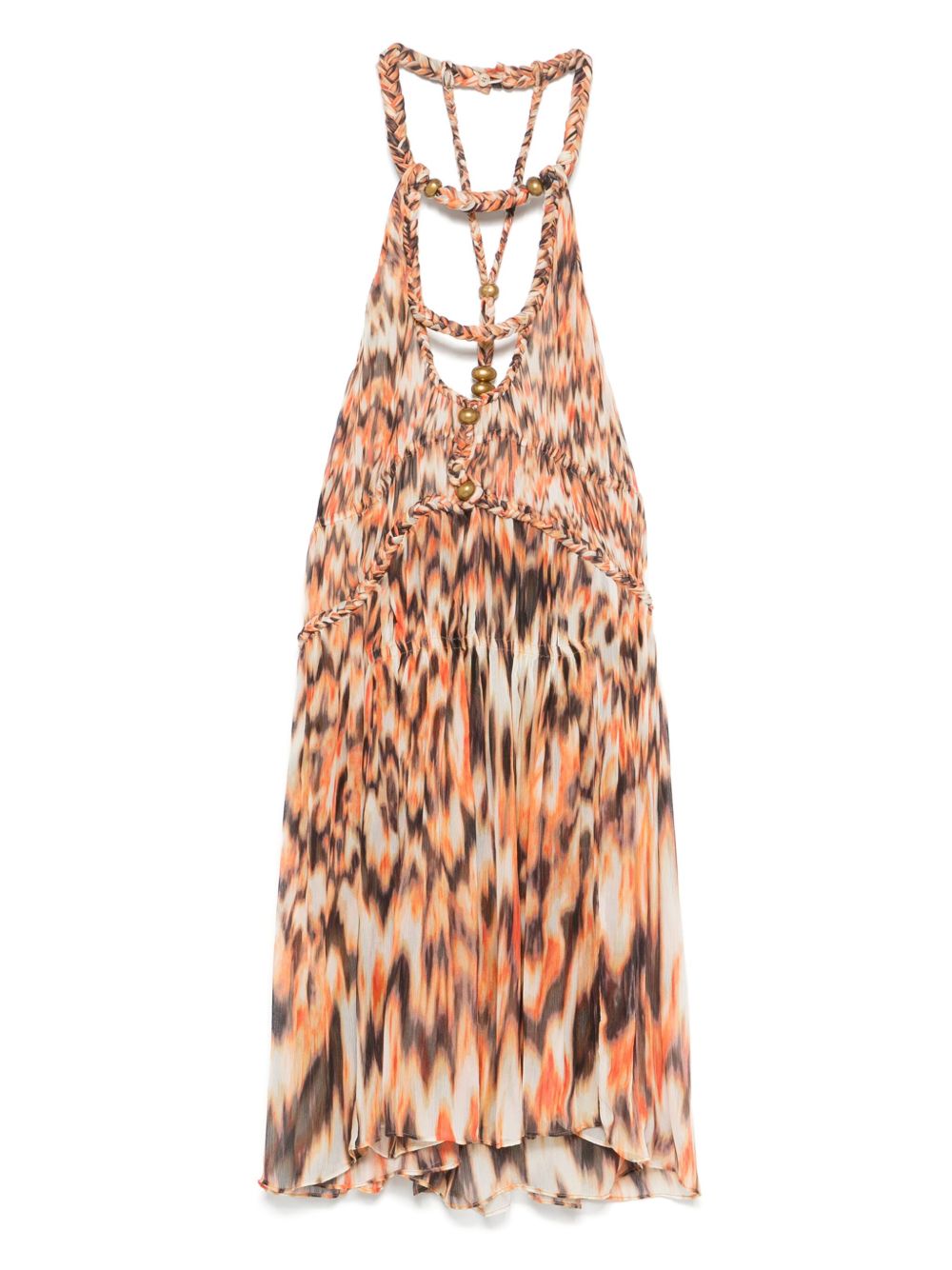 【ISABEL MARANT】Rozilda Printed Cotton Dress Orange［RO0769FA-C2J05I11OR］
