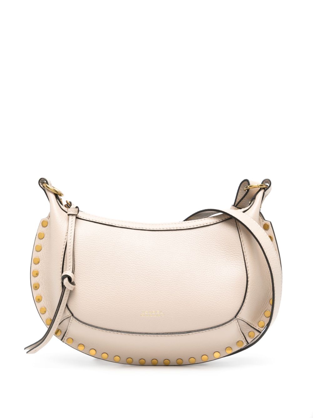 【ISABEL MARANT】OSKAN MOON レザーショルダーバッグ ライトベージュ［PP0003FA-A1C02M90LB］