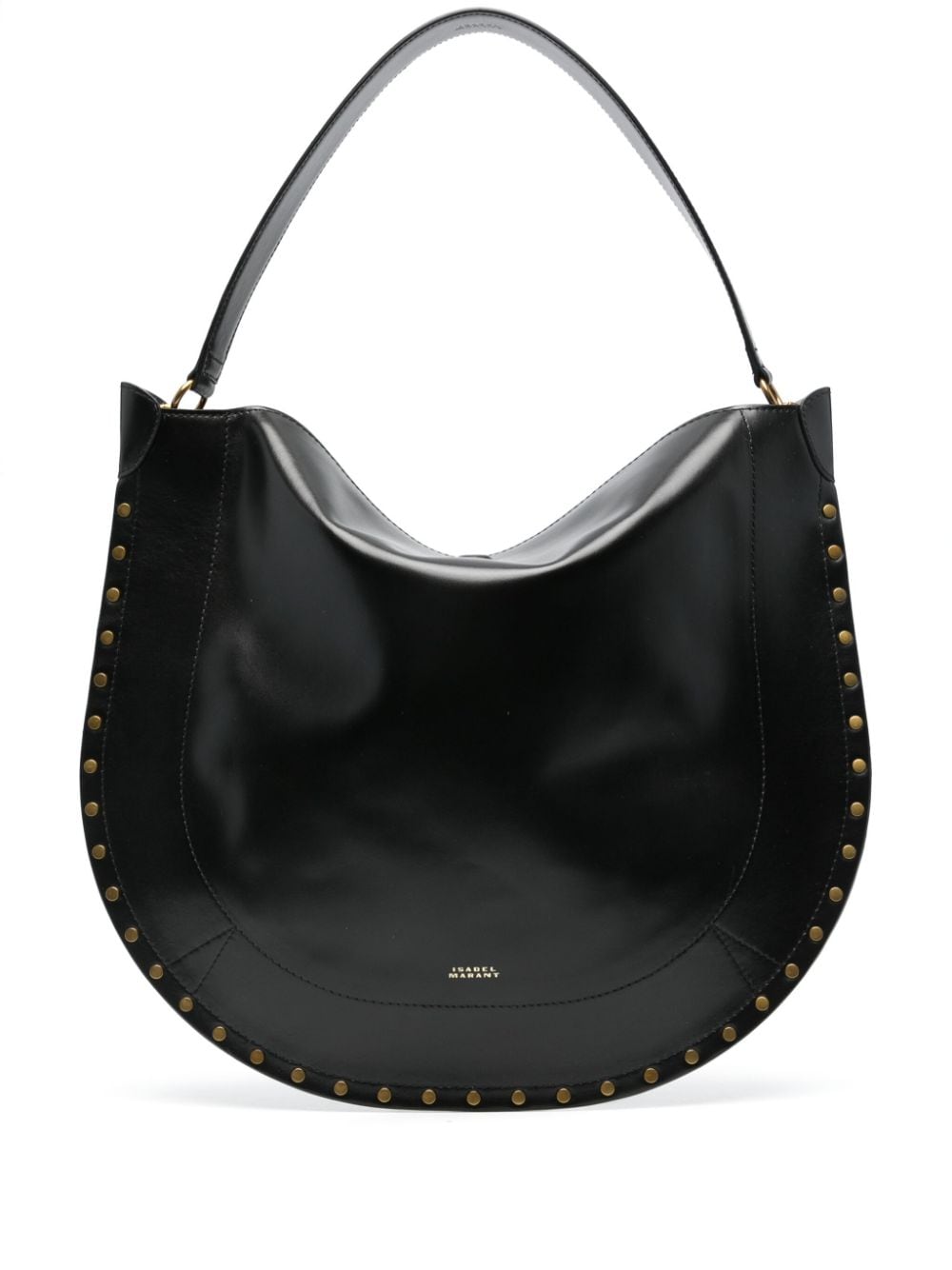 【ISABEL MARANT】サフィアーノレザー 二つ折り財布 ブラック［PP0200FA-B2C02M01BK］